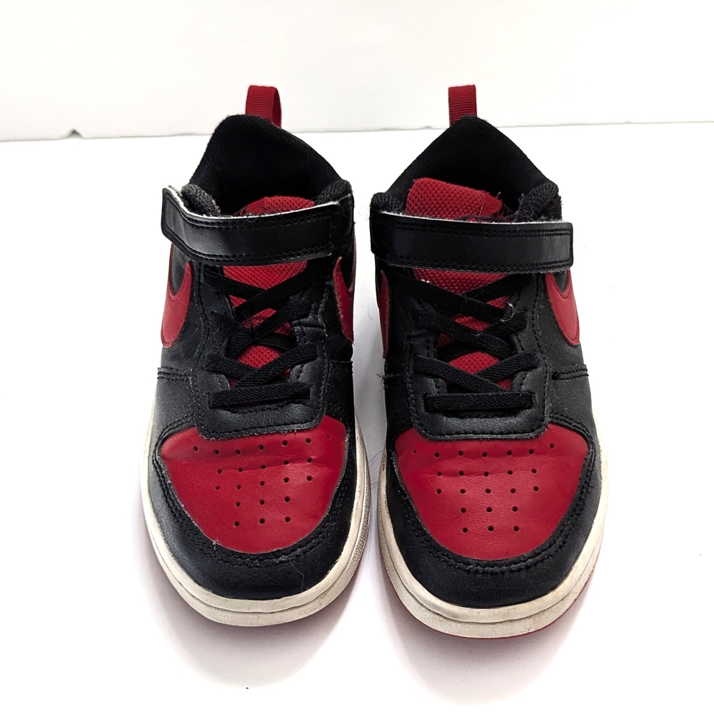 Nike Red and Black Sneakers for Athletic Style